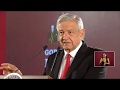 Plataforma para denunciar corrupción. Conferencia presidente AMLO