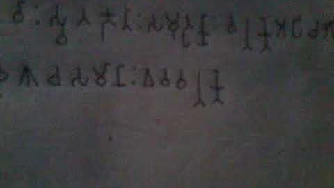 Javanese man try to write brahmi script