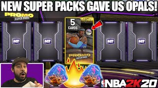 NEW *GUARANTEED* SUPER PACKS WERE JUICED WITH GALAXY OPALS AND GEMS IN NBA 2K20 MYTEAM PACK OPENING