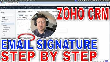✅ How To Create Email Signature In Zoho CRM 🔴