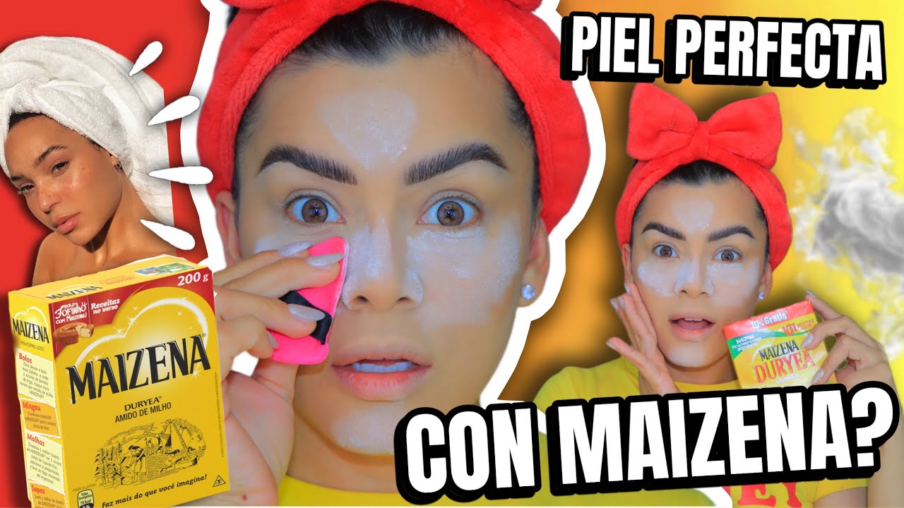 USANDO MAIZENA COMO POLVO TRANSLUCIDO? 😱 No pude creer el resultado….