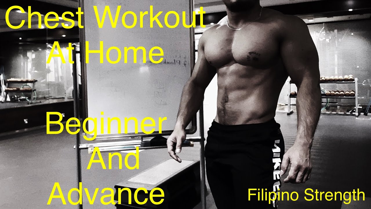 Exercise Pinoy Home Chest Workout At Home/FILIPINO STRENGTH - YouTube