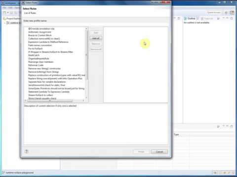How to use jSparrow profiles