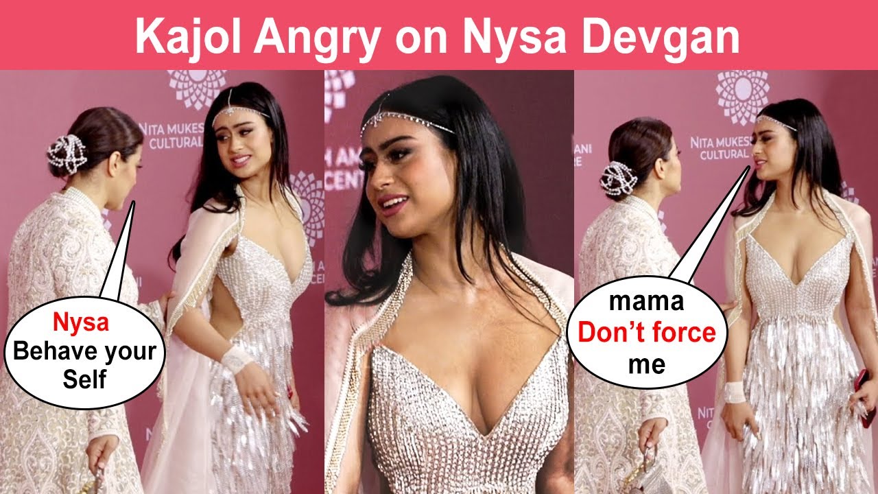 Nysa Devgan Throws Tantrums at Mom Kajol Devgan and Refused to Pose in  Front of Media 