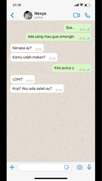 #pov kamu terpaksa putus dengannya #masukberanda #berandayt #fakechat