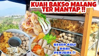 SAYA BOCORKAN RESEP RAHASIA KUAH BAKSO MALANG PALING SEDEP DAN GURIH‼️ ASLI PEDAGANG BAKSO MALANG❗️