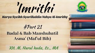 [21] Imrithi; Badal & Bab Manshubatil Asma' (Maf'ul Bih)