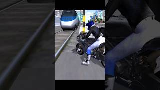 Bullet Train Crash Motorcycle#shorts#Android Gameplay# 3d Driving Class#JDDJ