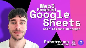 How to Integrate Blockchain Data into Google Sheets & Looker Studio: A Substreams Guide by Étienne