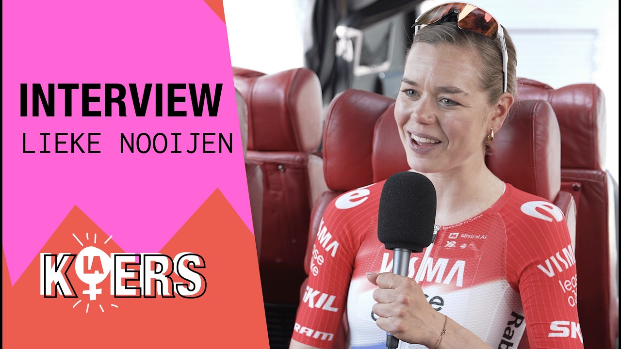 Lieke Nooijen straalt in kampioenstrui | Interview | La Koers