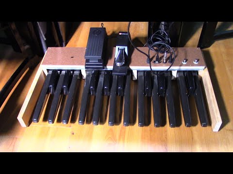 jg3 tech 24 note midi bass pedal foot controller