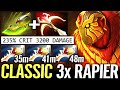 🔥 3x Rapier + Swift Blink GPK Ember Spirit — 3200 DMG Crit Daedalus Classic Defense Carry Dota 2 Pro