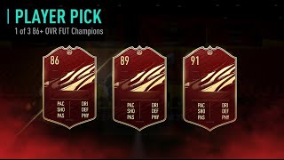 MY 86+ FUT CHAMPS UPGRADE PACK! #FIFA21 ULTIMATE TEAM
