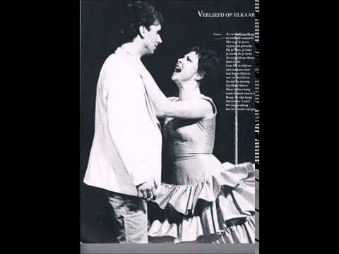 Hans van der Woude & Cilly Dartel (live) "Verliefd op elkaar", musical "De dader..."Bonustrack.1986.