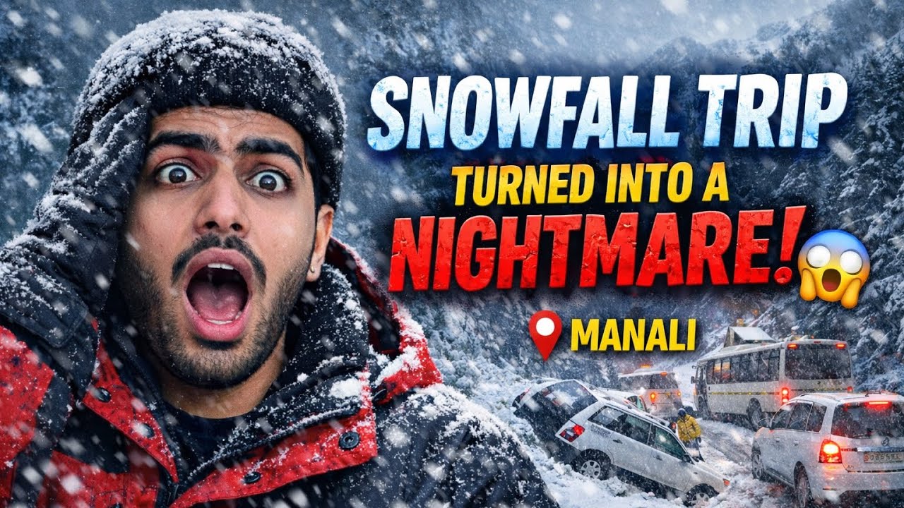 Snowfall Trip Turned Into a Nightmare 😱 | Manali Vlog