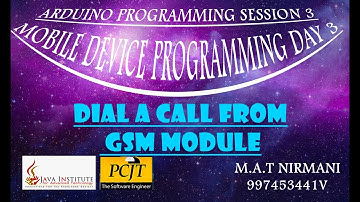 Dial a Call with SIM900 GSM Shield | Arduino | MobileDevice