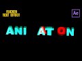 Flicker Text in After Effects | Tutorial