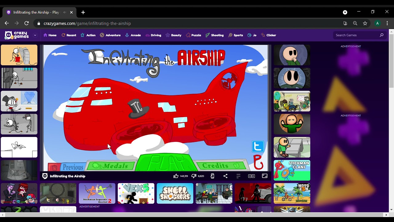 Crazy Games Free Online Games on CrazyGames com Google Chrome 2021 04