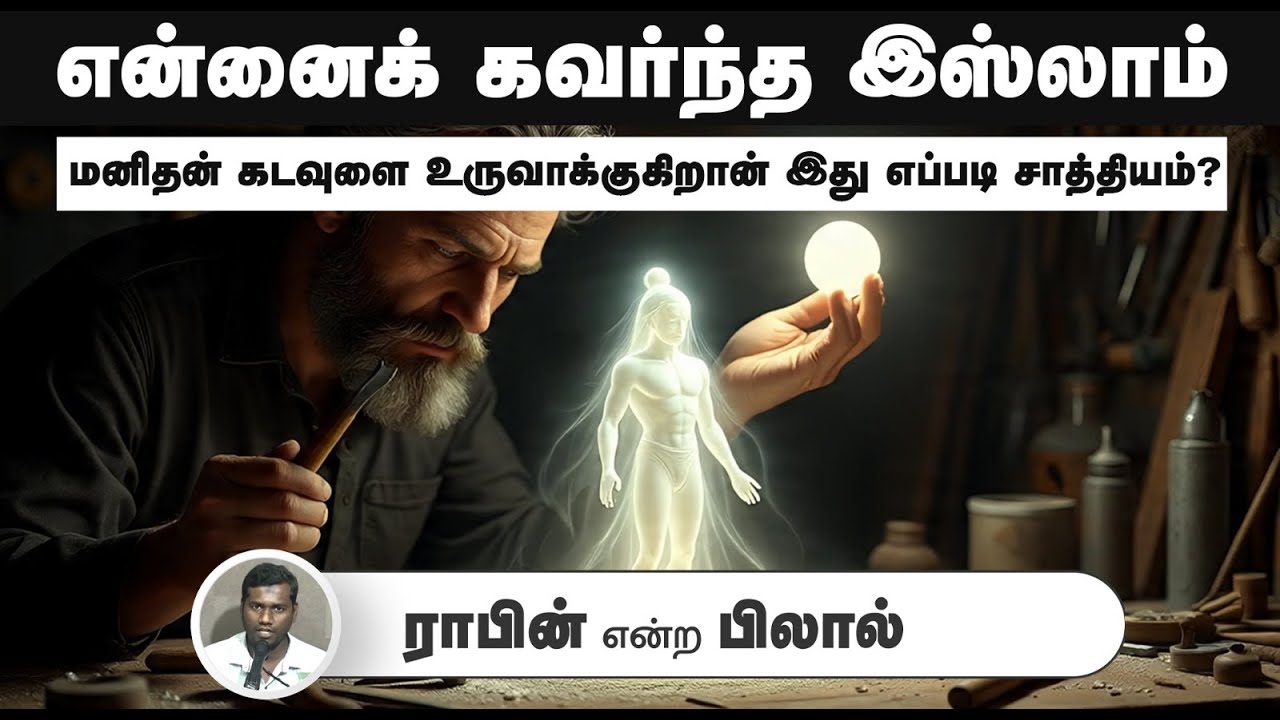 என்னைக் கவர்ந்த இஸ்லாம்┇ராபின் என்ற பிலால்┇மனிதன் கடவுளை உருவாக்குகிறான் இது எப்படி சாத்தியம்?