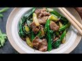 Oyster Beef with Chinese Broccoli