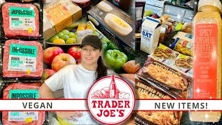 Huge Trader Joe's Haul!! | NEW VEGAN ITEMS! | Prices Shown! | August 2020