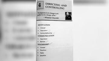 SYBCOM SEM-III | COMMERCE MANAN PRAKASHAN NOTES | MODULE:4 DIRECTING & CONTROLLING