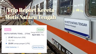 Trip Report Menaiki KA Motis Nataru Tengah, Harga Tiket Sangat Murah dan Banyak Susul Silang