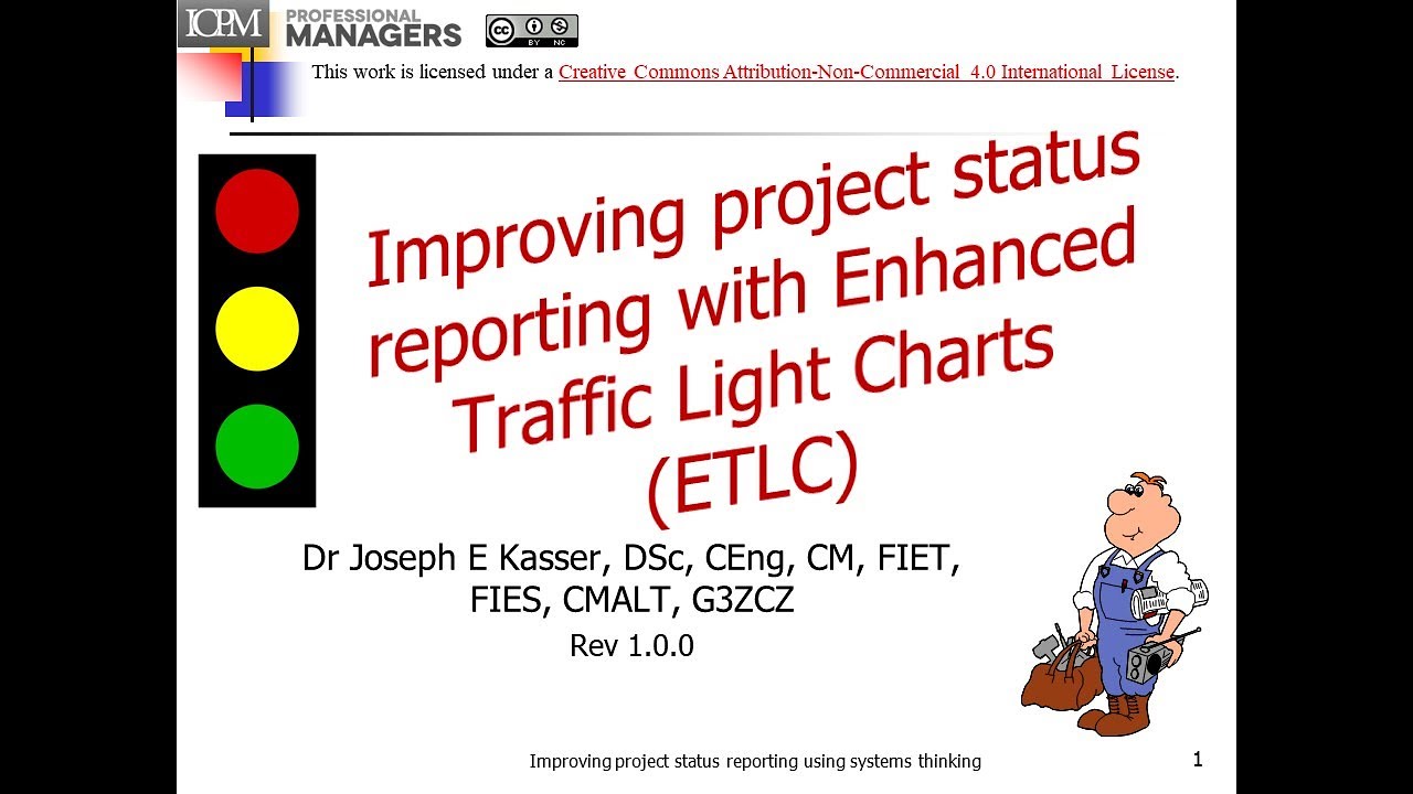 Project Management Stoplight Chart