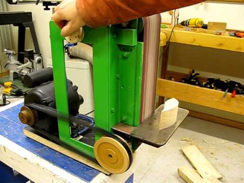 Homemade belt sander - YouTube