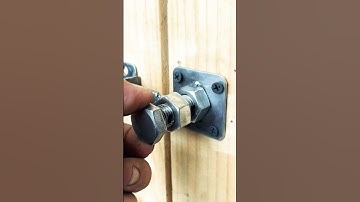 Simple idea #mydiystyle #craft # For gate latch lock
