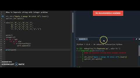 python splitting string and integer