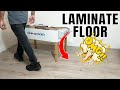 Wow lifting  bouncing laminate flooring fix expansion problem  xdiy