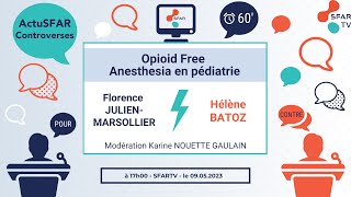 Opioid free anesthesia en pédiatrie