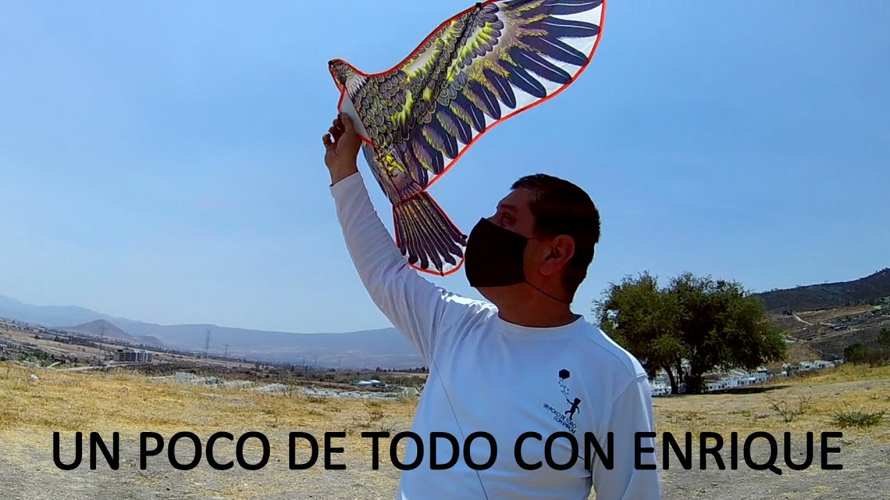 COMO VOLAR UN PAPALOTE DE AGUILA DE FABRICA - YouTube