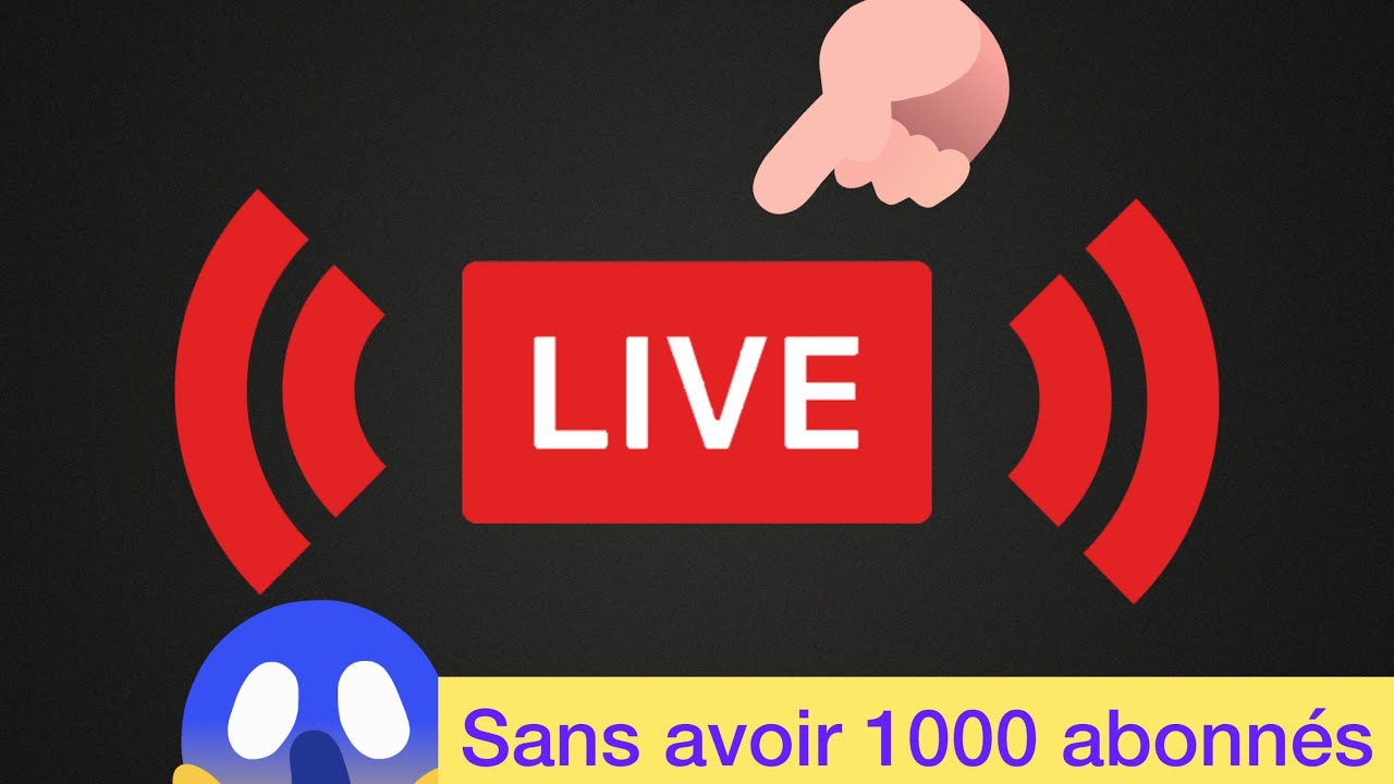Comment fair un live sur YouTube sans avoir 1000 abonnés?!?!😱😃 - YouTube
