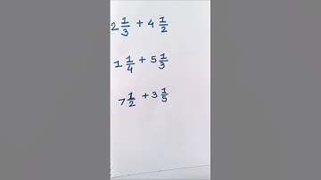 Mixed Fraction Addition - The Tricky Math of Mixed Fraction Addition 🙏😊