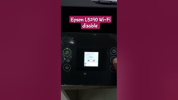 How to disable Wi-Fi on Epson L5290 printer. #jinitechbd #printing