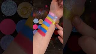 Swatches for my Pan Pride Custom Palette!