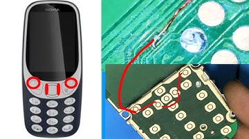 Nokia 3310 menu key / back key / right, left keypad ways jumper solution