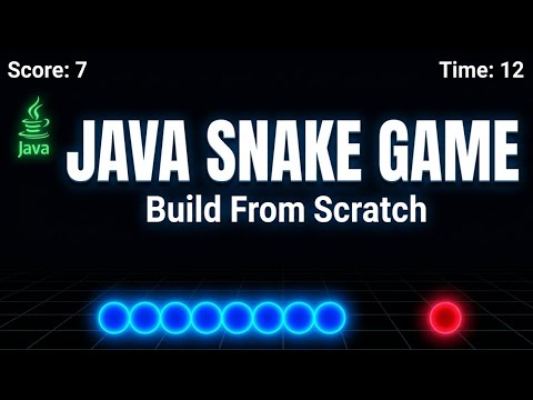 Build a Java Snake Game 🐍 | Live Coding (Fixing Real Errors)