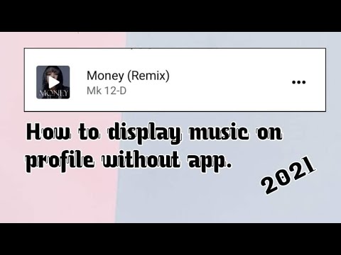 How to display music on your profile without using any apps.|| RPW EDITING HUB