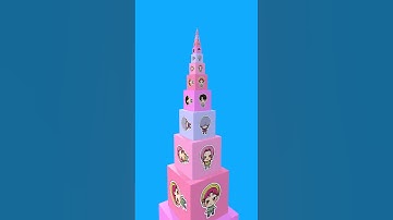 sprunki cube pyramid Infinite #satisfying  #shorts