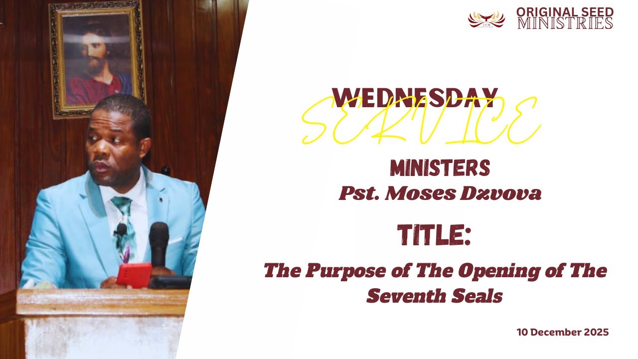 2025-1210PM - The Purpose of The Opening of The Seventh Seals - Pastor Moses Dzvova