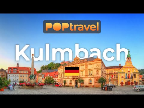 Walking in KULMBACH / Germany 🇩🇪- Summer Evening - 4K 60fps (UHD)