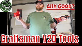 Craftsman V20 Cordless Tools in depth Review