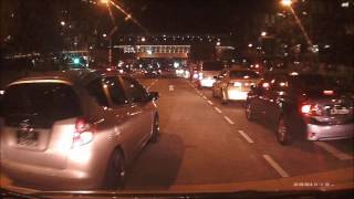 A near miss with SJM7813M at Jurong Gateway Road just beside JEM
