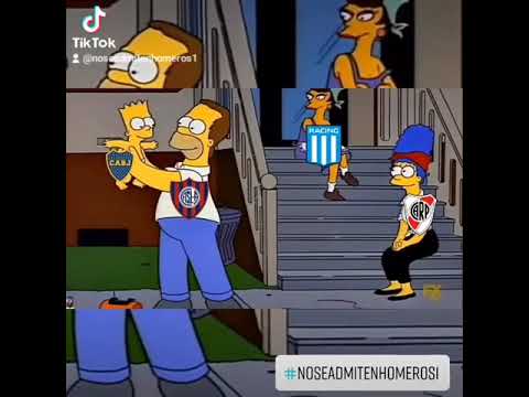 San lorenzo papá de boca/ Memes del fútbol Argentino/ Los simpson Argentos