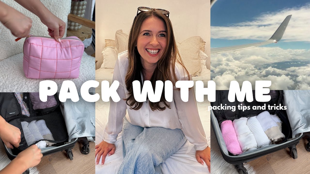PACK WITH ME FOR GREECE | packing tips and tricks & a cosy evening with me