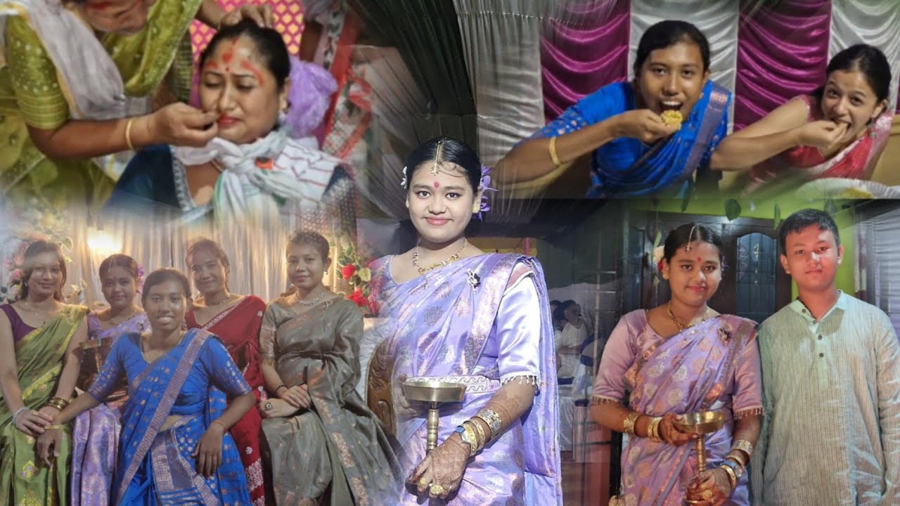 মা আৰু খুৰীক কি লগাই দিলে কন্যা কোলা লওঁতে😲😂ll তুলনী বিয়া Gargee Hazarika l Pijushh