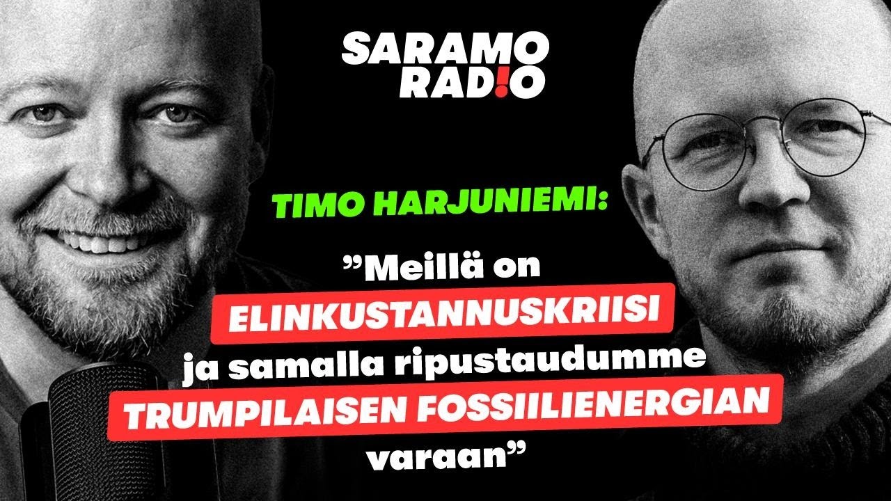 Timo Harjuniemi: Meillä on elinkustannuskriisi, mutta ripustaudumme Trumpilaiseen fossiilienergiaan